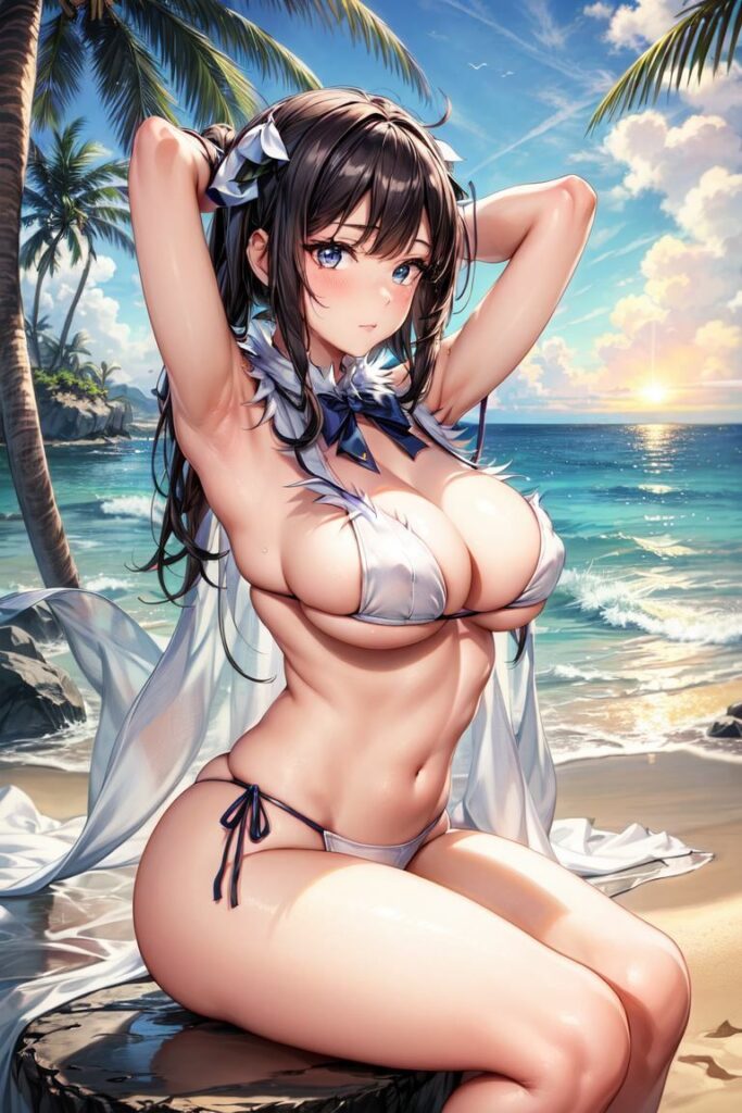 【同人エロCG画像】ダ●まちのヘ●ティアがエロボディに水着姿で抜けるｗ｜d_421860 同人エロCG画像 イラスト・CG集 画像2