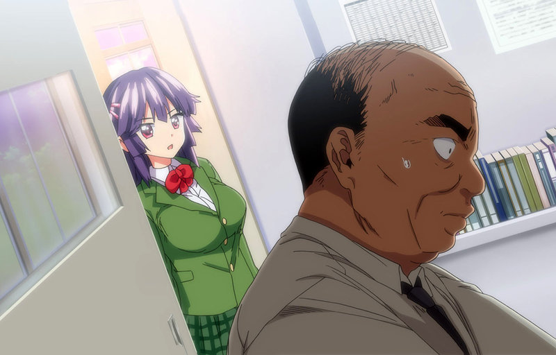 【無料エロアニメ】真面目な優等生JKが先生から口止めの代わりに体を差し出して汚される！ 無料 エロアニメ フェラ 画像5