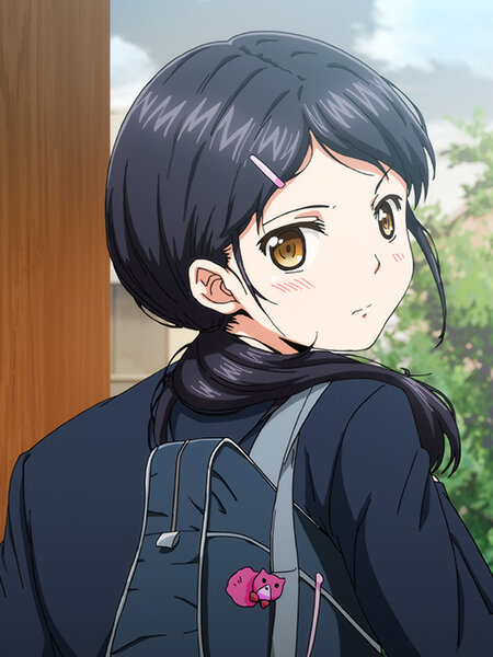 【エロアニメ】黒髪JKと学園で密着エッチ！制服着地状態でのパイズリからのイチャラブセックス！｜62knbm00008 無料 エロアニメ ツインテール 画像2