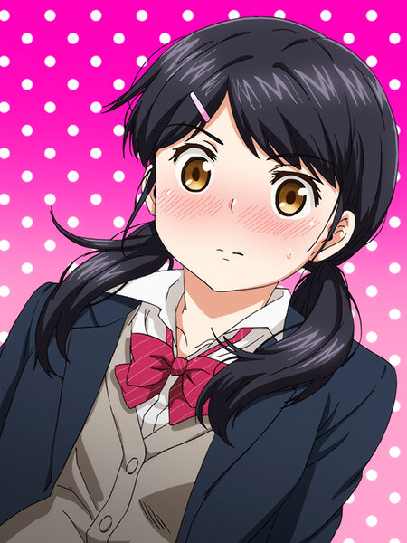 【エロアニメ】黒髪JKと学園で密着エッチ！制服着地状態でのパイズリからのイチャラブセックス！｜62knbm00008 無料 エロアニメ ツインテール 画像4