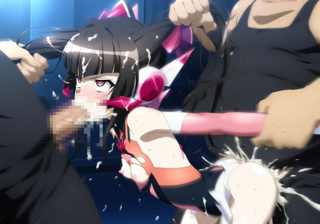 【同人エロCG画像】魔獣に敗北した天羽奏・月読調・キャロル・ディーンハイムが孕ませレイプされる！｜d_423398 無料 同人エロCG画像 レイプ 画像3