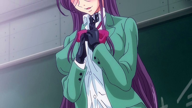 【エロアニメ】成績優秀な先輩が性処理肉便器となってご奉仕フェラしたりエロコスプレしてハメられる！｜84kmeg00007 無料 エロアニメ コスプレ 画像4