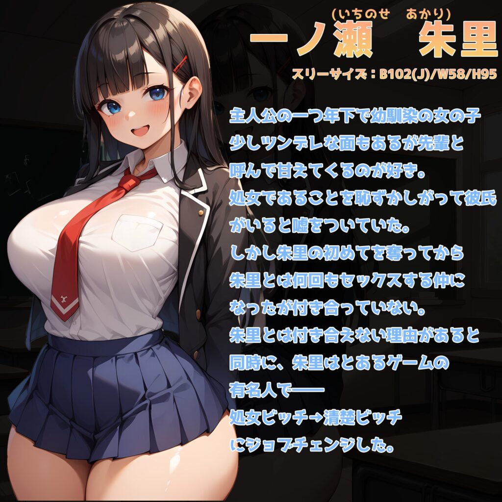 【同人エロCG画像】後輩三人とハーレムセックス！黒髪JKのフェラやトイレで立ちバックセックス等のエロイラスト集がマジ抜けるｗ｜d_433443 無料 同人エロCG画像 ハーレム 画像2