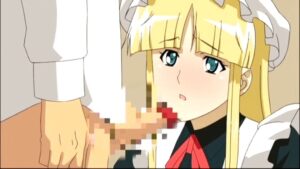 【エロアニメ】メイドがチンコをフェラしながらオナニーしちゃう！野外等でセックスしまくりwwww