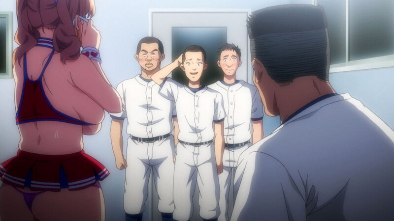 野球部のマネージャーが部員や監督たちと乱交筆おろしセックスをしちゃうエロアニメ！｜196glod00191 無料 エロアニメ フェラ 画像2