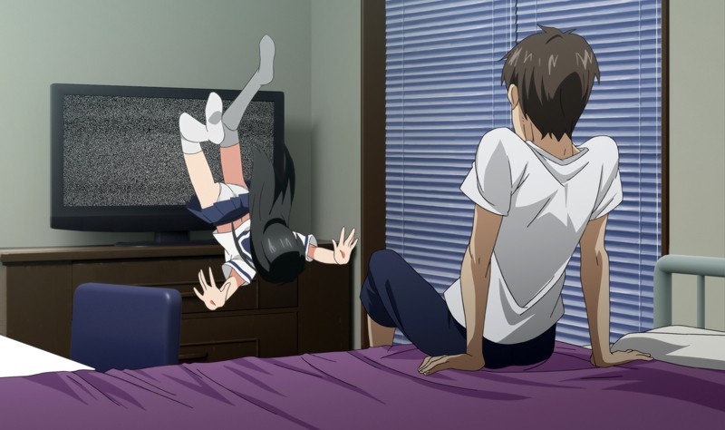 【エロアニメ】呪いのエロビデオから出てきた制服巨乳少女に性的いたずらをしちゃって・・・｜h_402mjad00151 無料 エロアニメ フェラ 画像5