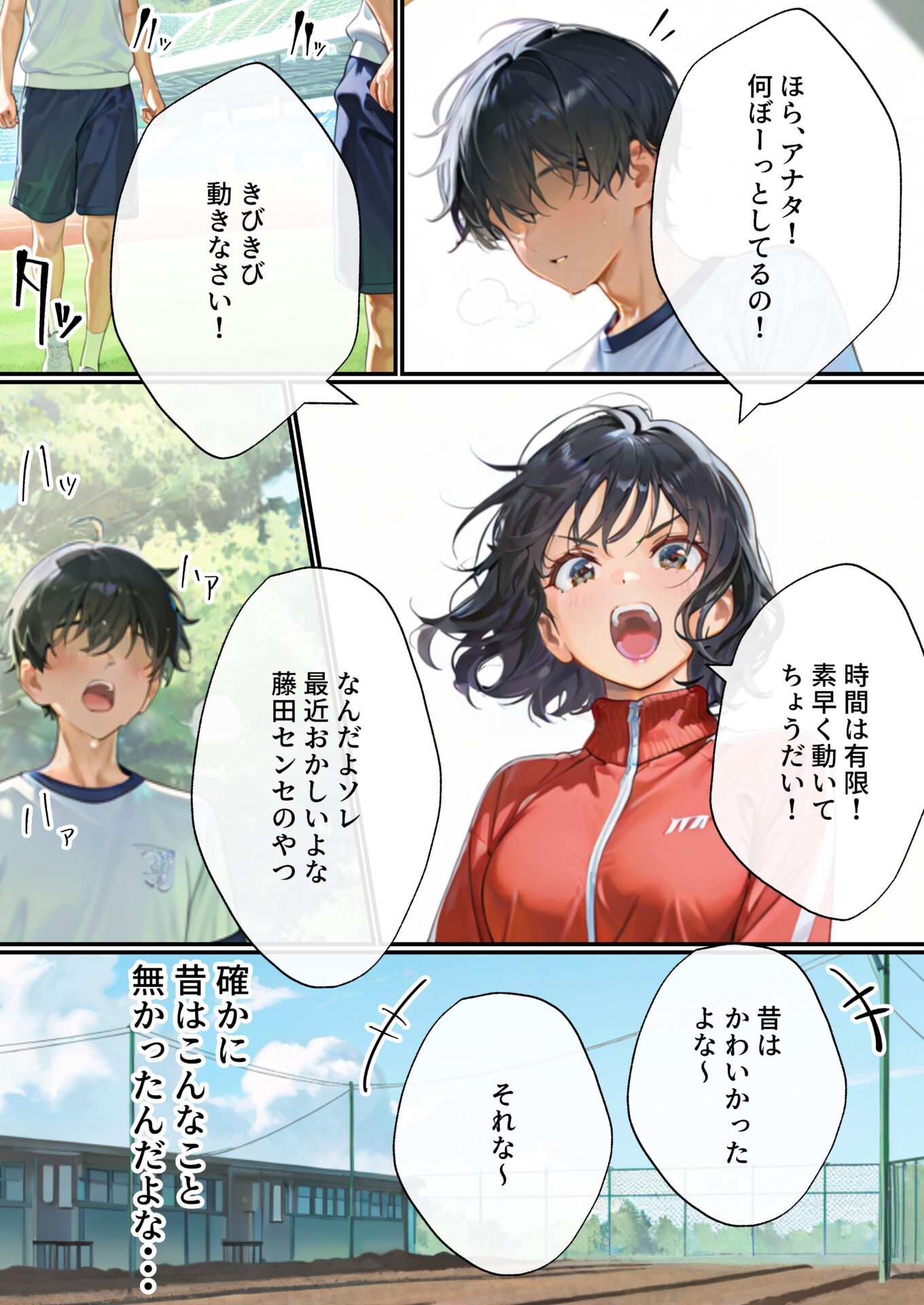 【エロ漫画】美人女体育教師！不妊治療に悩んでるので鬼絶頂妊活マッサージでイカせまくるエロ漫画｜d_531721 無料 同人エロ漫画/同人誌 オホ声 画像39