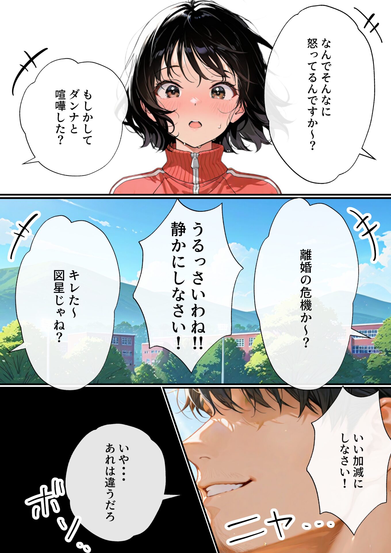 【エロ漫画】美人女体育教師！不妊治療に悩んでるので鬼絶頂妊活マッサージでイカせまくるエロ漫画｜d_531721 無料 同人エロ漫画/同人誌 オホ声 画像34