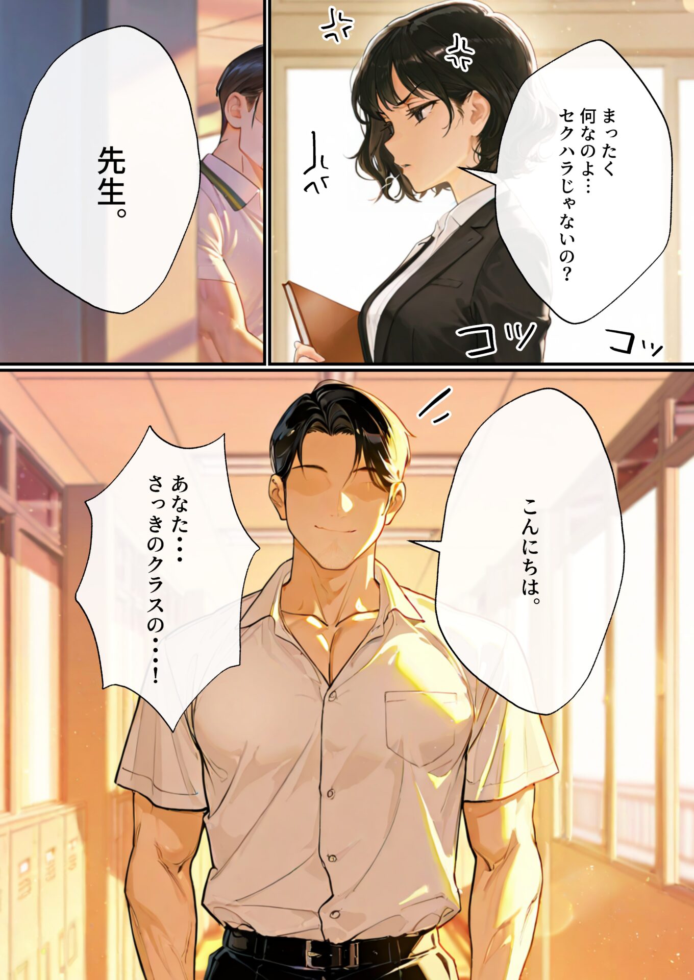 【エロ漫画】美人女体育教師！不妊治療に悩んでるので鬼絶頂妊活マッサージでイカせまくるエロ漫画｜d_531721 無料 同人エロ漫画/同人誌 オホ声 画像33