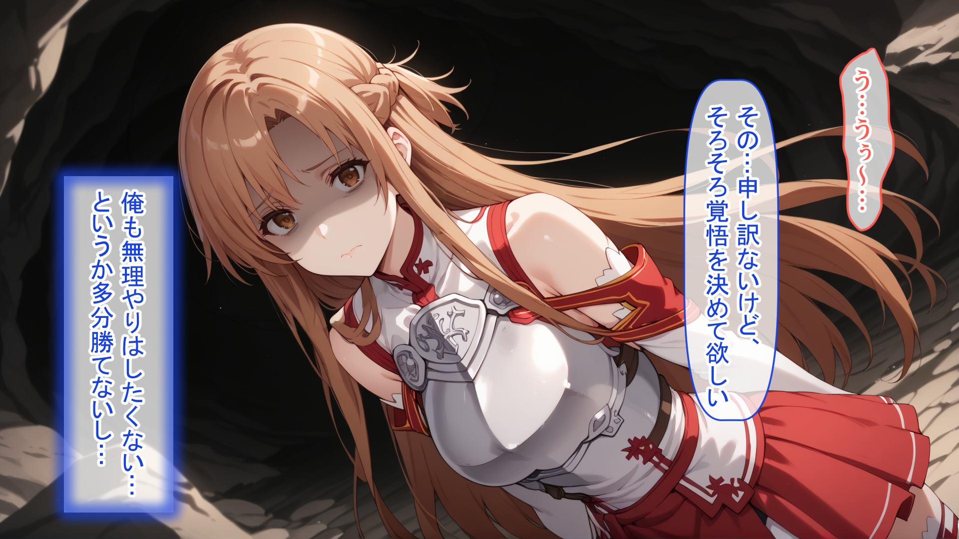 閃光のア〇ナを寝取っちゃう！！セックスしないと進めない部屋に転送されて仕方なくおじさんを・・・｜d_409180 無料 同人エロCG画像 ごっくん 画像9