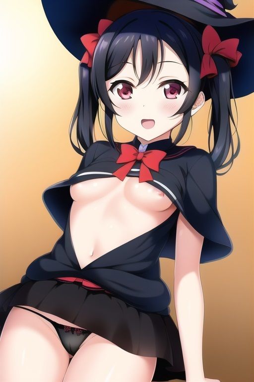 魔女コスプレして生ハメ、M字開脚、フェラしちゃう黒髪美少女がエロくてシコいｗ d_264039 無料 同人エロCG画像 イラスト・CG集 画像2