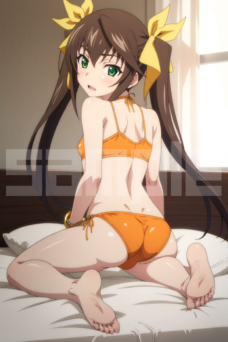 【同人エロ画像】凰●音のつるぺたパイパンマンコでセックス、複数のチンポに囲まれて乱交しちゃってるりんが見れちゃう！｜d_368490 無料 同人エロCG画像 イラスト・CG集 画像2