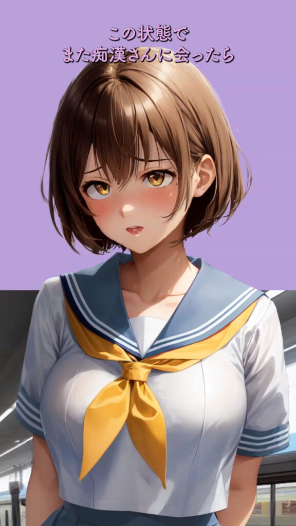 【エロアニメ】痴漢被害の告白！ノーパンJKが・・・｜d_304218 無料 エロアニメ 制服 画像6