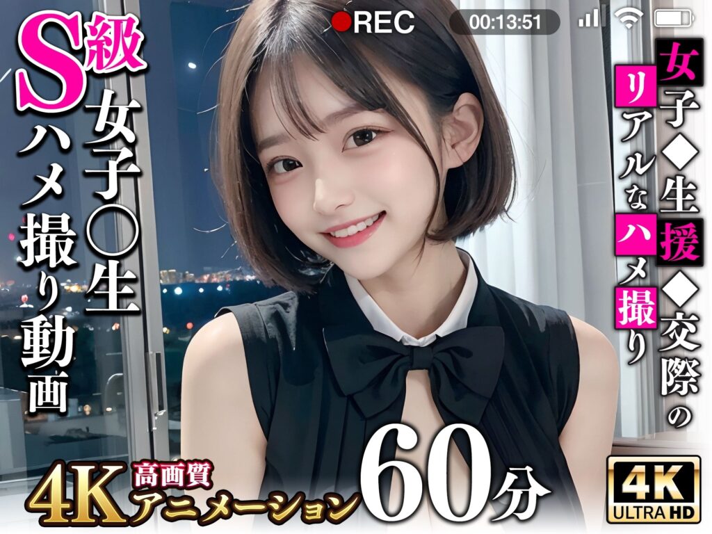 【AI動画】美少女S級女子校生！援助交際のリアルハメ撮り映像！｜d_309992 無料 AIエロ動画 中出し 画像2