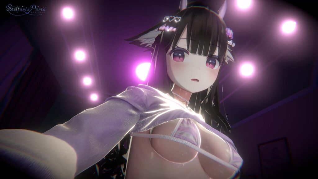 【エロアニメ】天海やえさんが生配信で雑談フェラ＆中出しえっちしちゃう！｜d_505473 無料 エロアニメ おっぱい 画像3