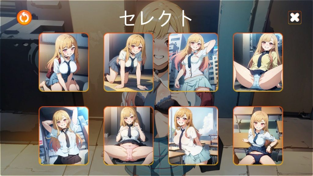 脱衣ブロック崩し！制服＆水着姿でラブラブデート！ 同人エロゲーム ギャル 画像5
