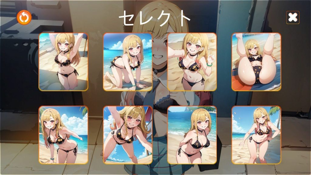 脱衣ブロック崩し！制服＆水着姿でラブラブデート！ 同人エロゲーム ギャル 画像6