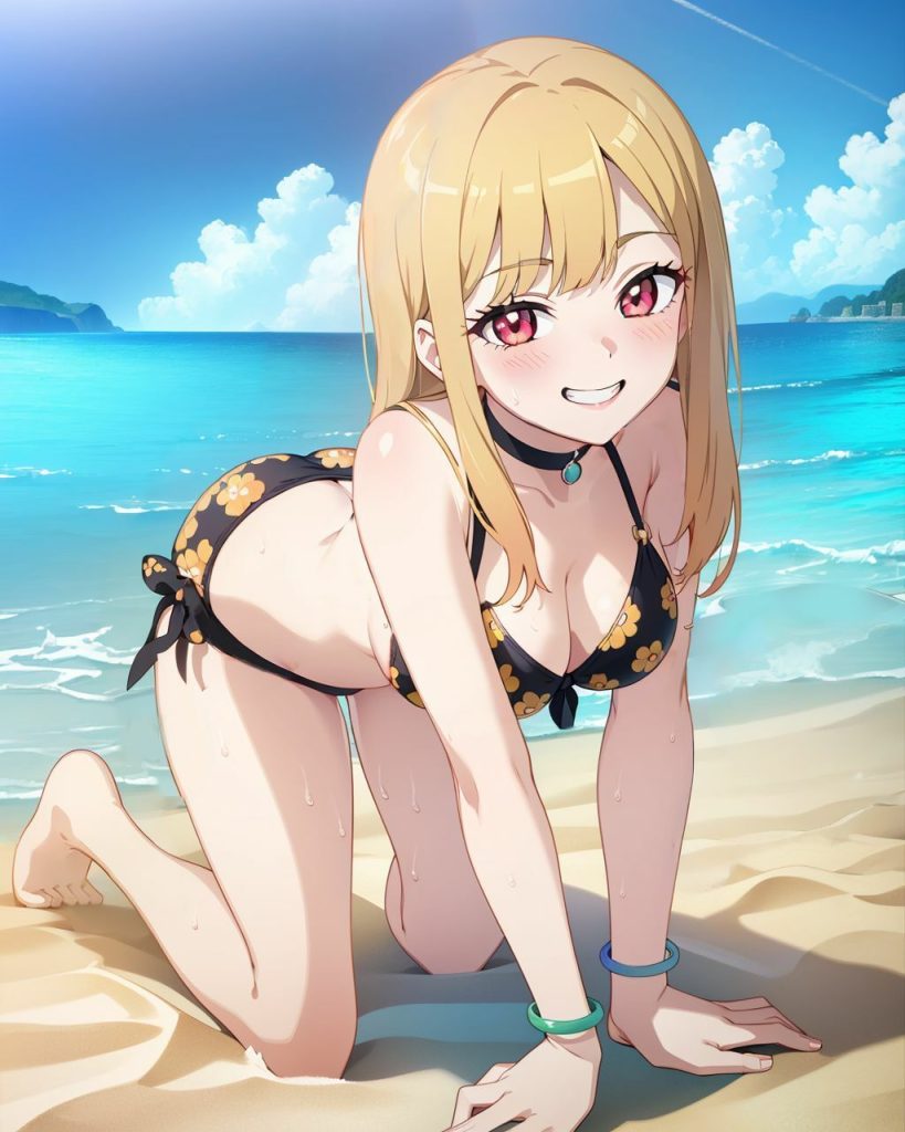 脱衣ブロック崩し！制服＆水着姿でラブラブデート！ 同人エロゲーム ギャル 画像8