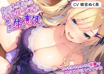 わからせ催眠で巨乳お嬢様が堕ちる！【S向け/分からせ】ボイス作品｜中出し＆オホ声必聴