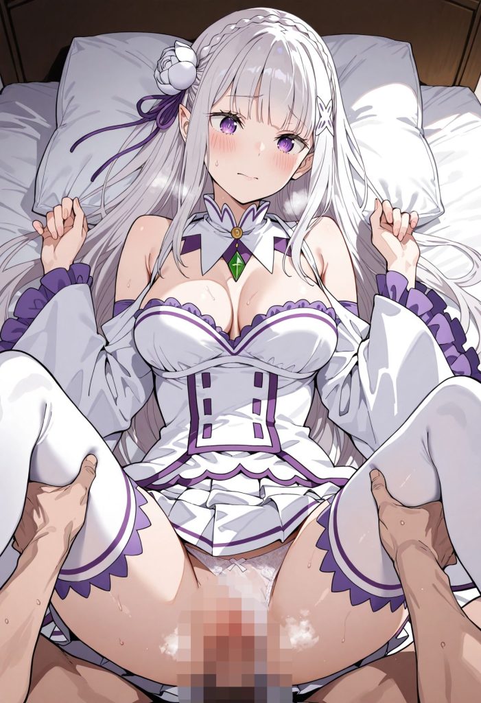 エミ〇アのエロ画像集！フェラにパイズリ→着衣ハメ！妊娠孕ませでボテ腹SEXも！？ 無料 同人エロCG画像 フェラ 画像5