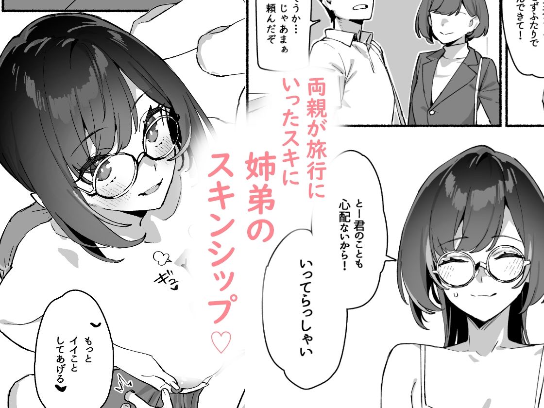 弟が好きすぎる姉が両親がいない間に姉弟のエッチなスキンシップ 無料 同人エロ漫画/同人誌 おっぱい 画像3