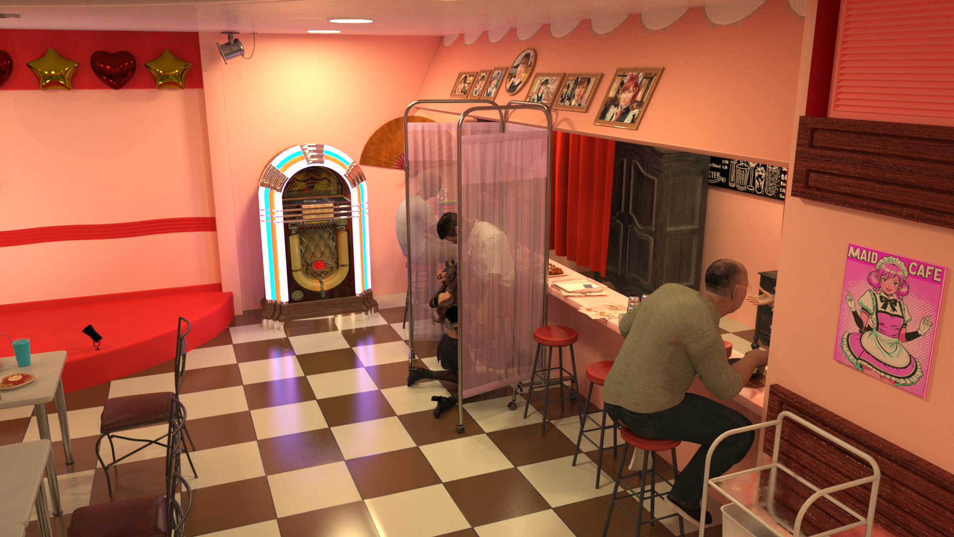 【裏OP】ツインテメイドが裏オプでご奉仕！口移しキス〜フェラ抜き〜スマタ〜潮吹き 無料 同人エロCG画像 オナサポ 画像34