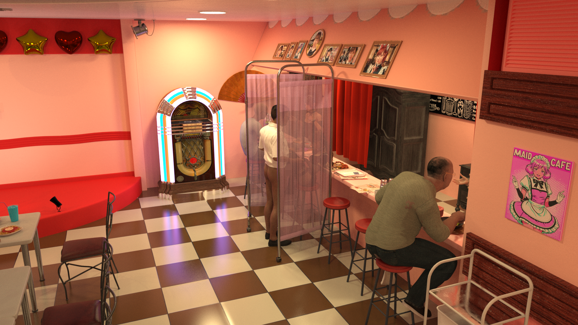 【裏OP】ツインテメイドが裏オプでご奉仕！口移しキス〜フェラ抜き〜スマタ〜潮吹き 無料 同人エロCG画像 オナサポ 画像41