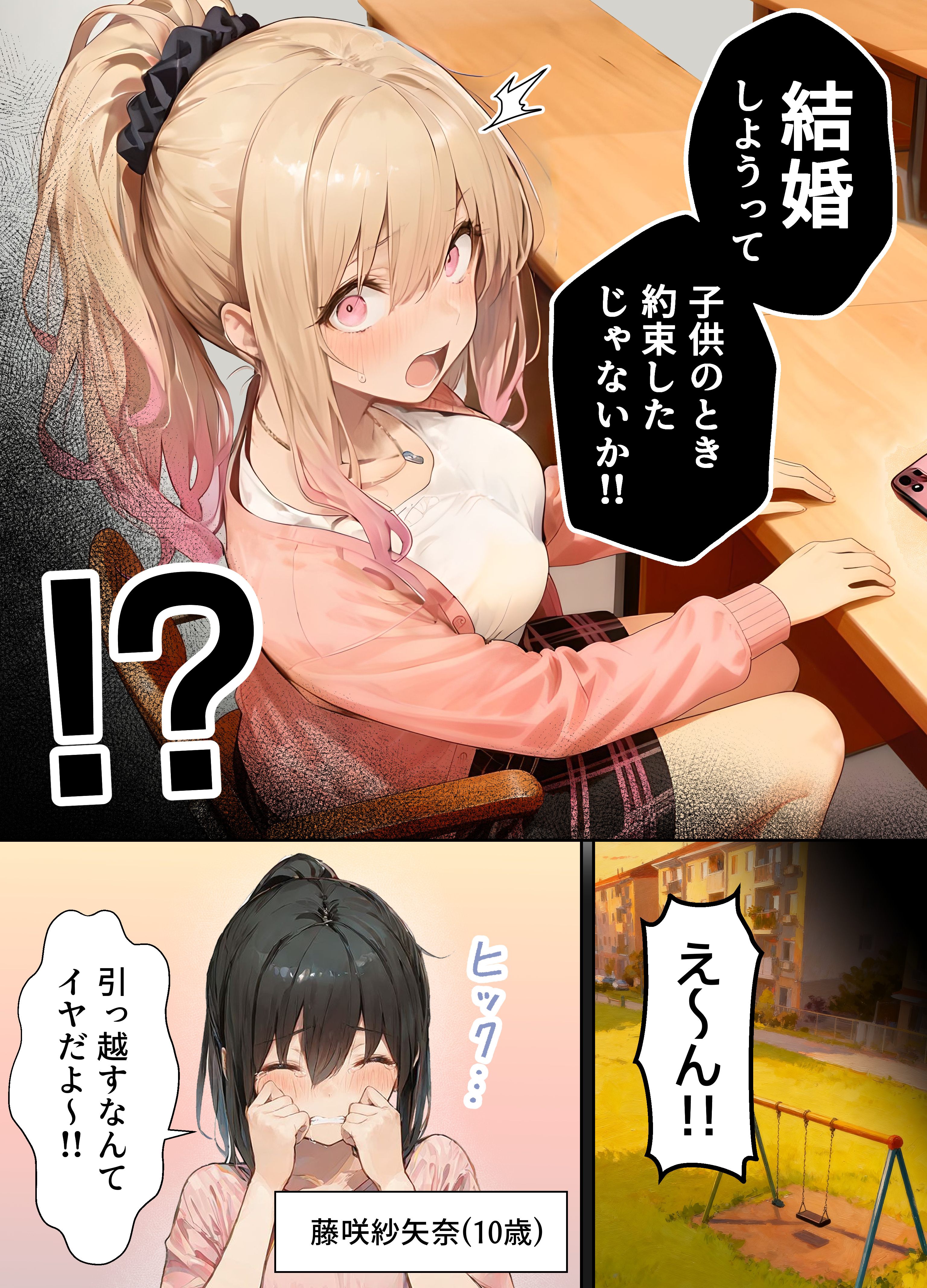 パパ活ギャルが陰キャ幼馴染に買われて巨根チンコの激しいセックスに圧倒されてメス堕ちしちゃうｗｗ 無料 同人エロ漫画/同人誌 ギャル 画像4