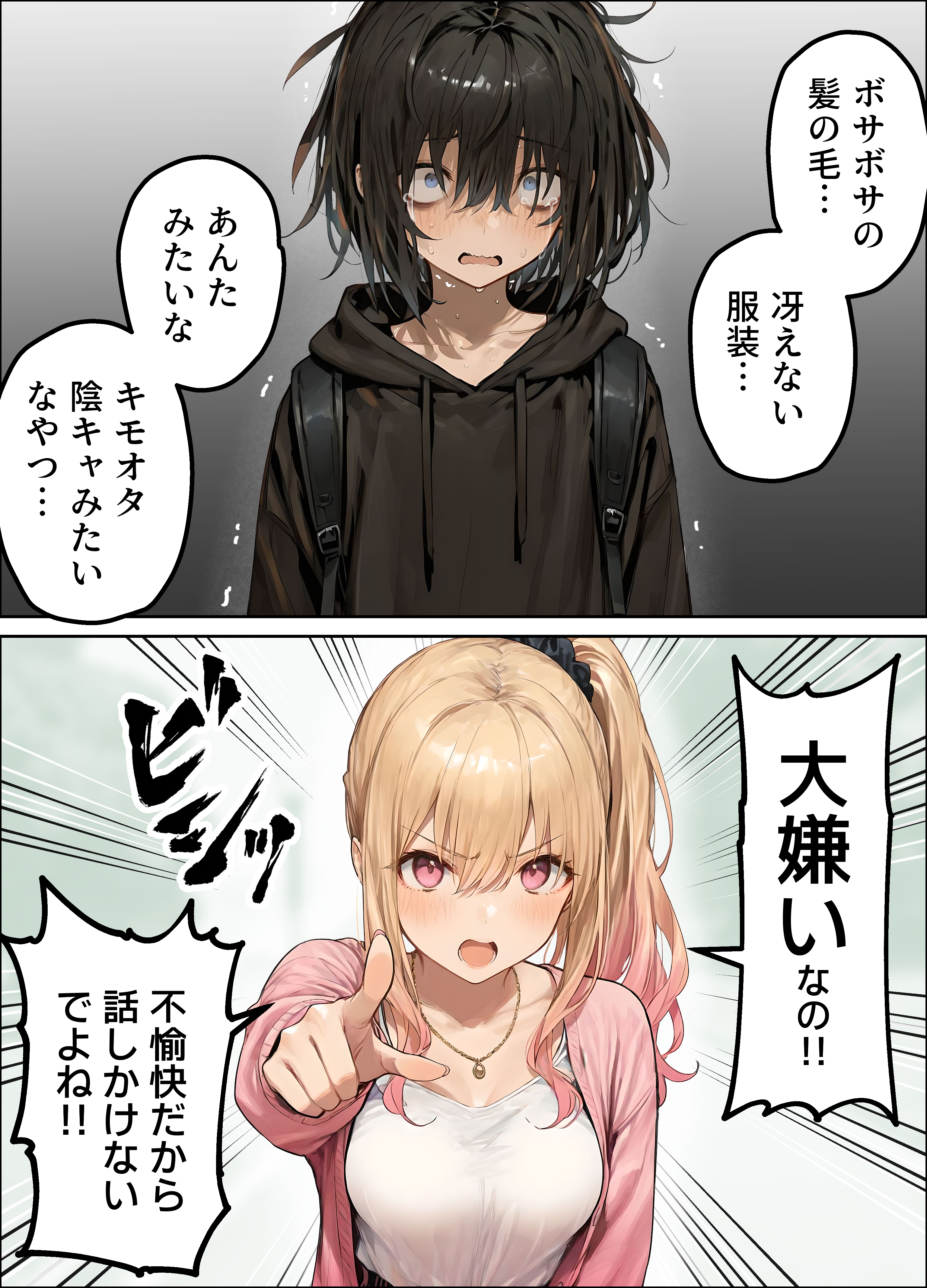 パパ活ギャルが陰キャ幼馴染に買われて巨根チンコの激しいセックスに圧倒されてメス堕ちしちゃうｗｗ 無料 同人エロ漫画/同人誌 ギャル 画像9