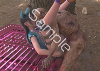 MMORPGの女主人公がエイリアンに敗北して集団輪姦レイプされてしまうバッドエンド動画