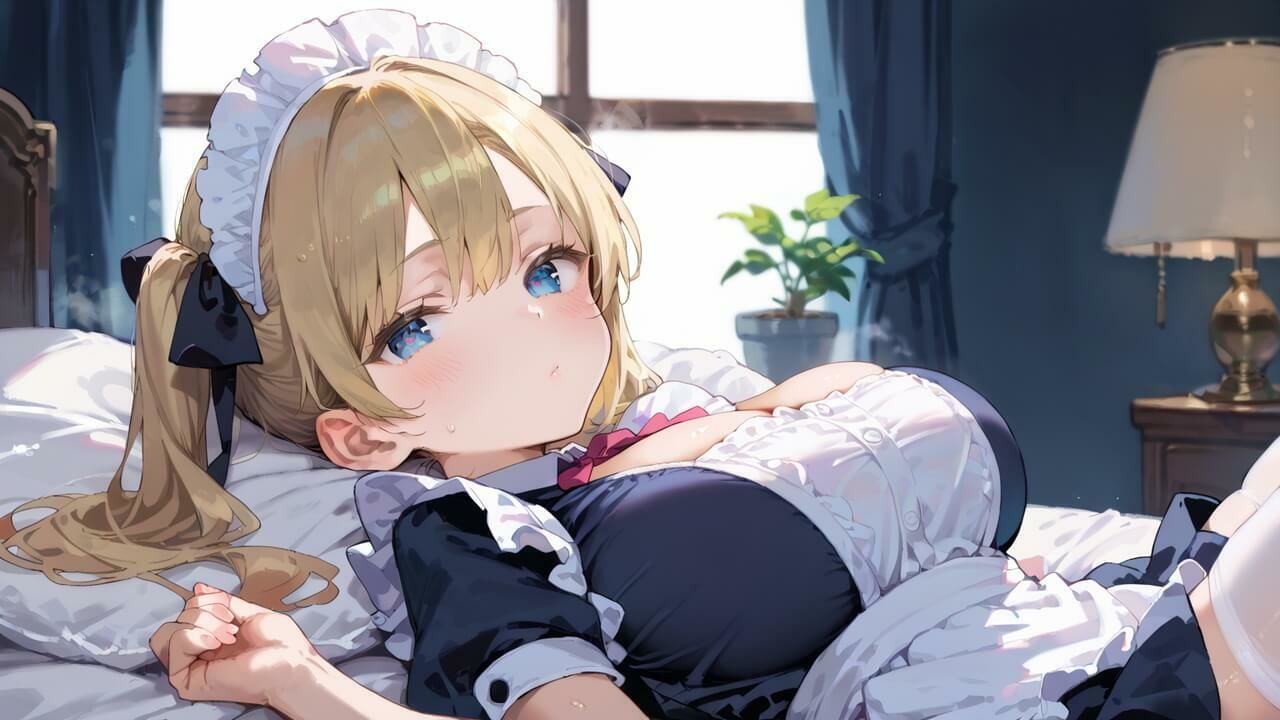 汁だくご奉仕エッチが濃すぎる！！萌え系巨乳メイドの中出しADV｜ 同人エロゲーム おっぱい 画像9