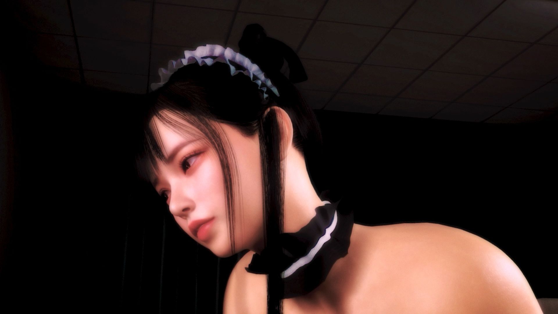 【AIエロ動画】巨乳メイドが毎朝お越しに来てくれるモーニングルーティン！寝起きフェラ＆騎乗位SEX 無料 AIエロ動画 おっぱい 画像2